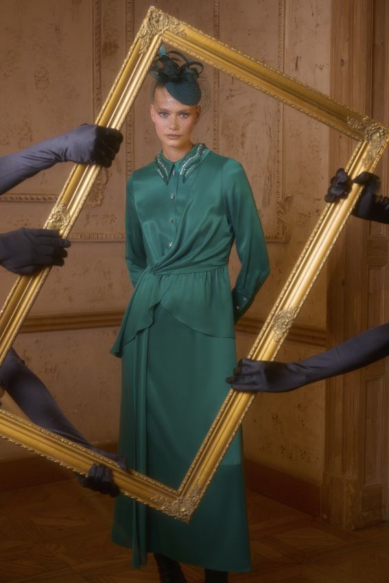 Senna - LUMIERE ELBİSE ZÜMRÜT