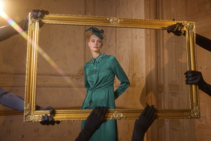 LUMIERE ELBİSE ZÜMRÜT