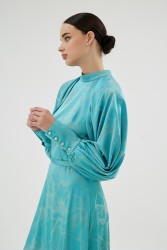 MARIPOSA TURKUAZ ELBİSE - Thumbnail