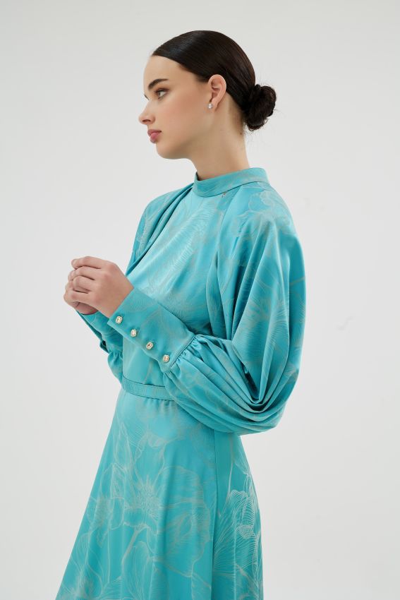  - MARIPOSA TURKUAZ ELBİSE (1)