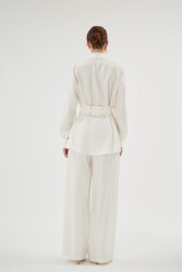 MAZERINE EKRU GÖMLEK - Thumbnail