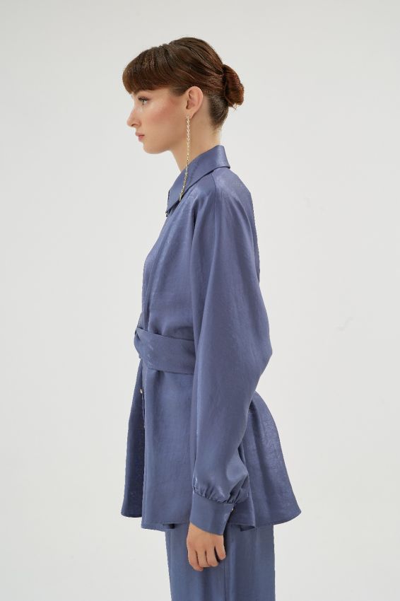 MAZERINE İNDİGO GÖMLEK