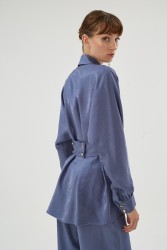 MAZERINE İNDİGO GÖMLEK - Thumbnail