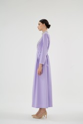 MENTA CLARA LİLA ELBİSE - Thumbnail