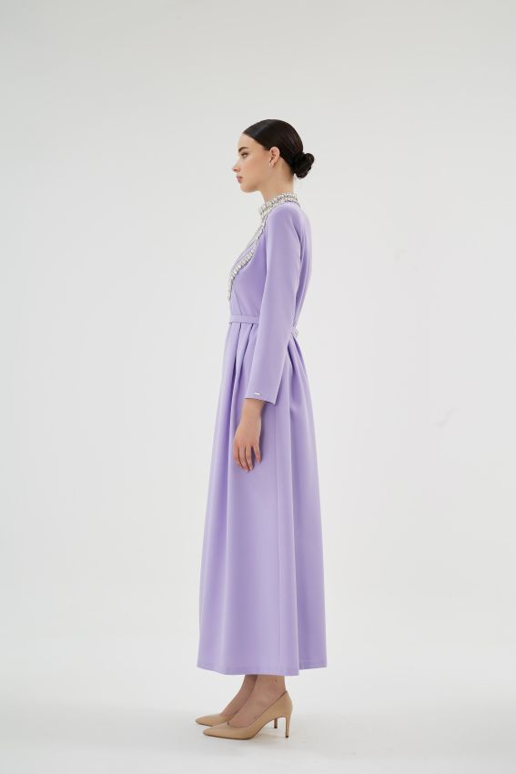 MENTA CLARA LİLA ELBİSE