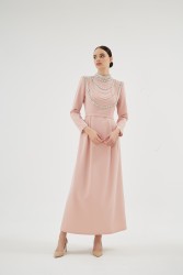 MENTA CLARA PUDRA ELBİSE - Thumbnail