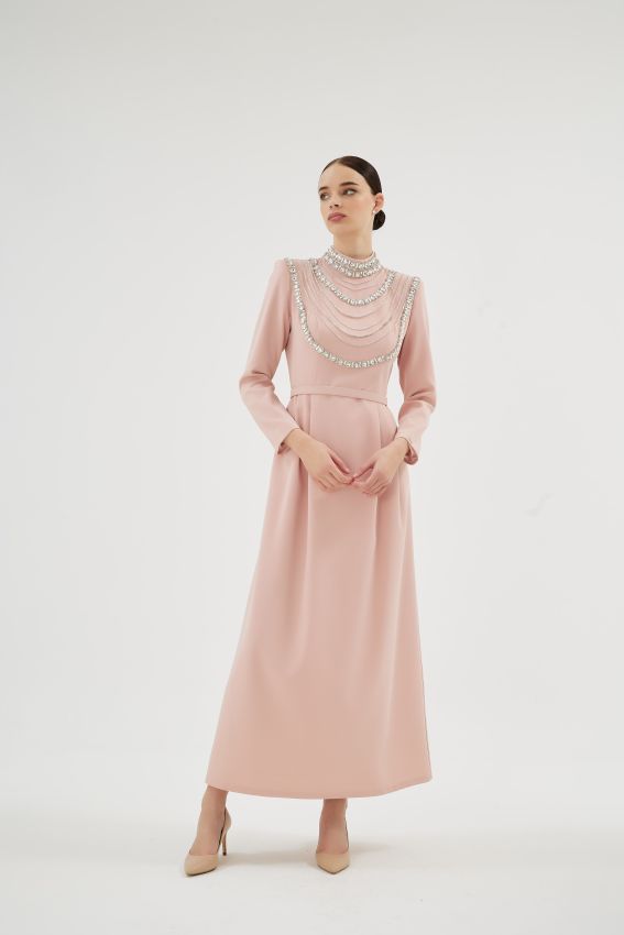  - MENTA CLARA PUDRA ELBİSE