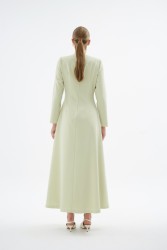 MENTHE ELBİSE AÇIK YEŞİL - Thumbnail