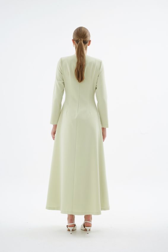 MENTHE ELBİSE AÇIK YEŞİL