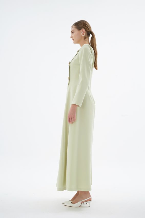 MENTHE ELBİSE AÇIK YEŞİL