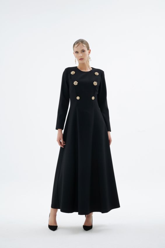  - MENTHE ELBİSE SİYAH (1)