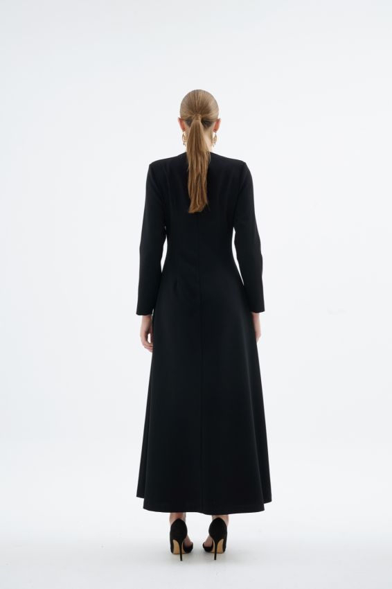 MENTHE ELBİSE SİYAH