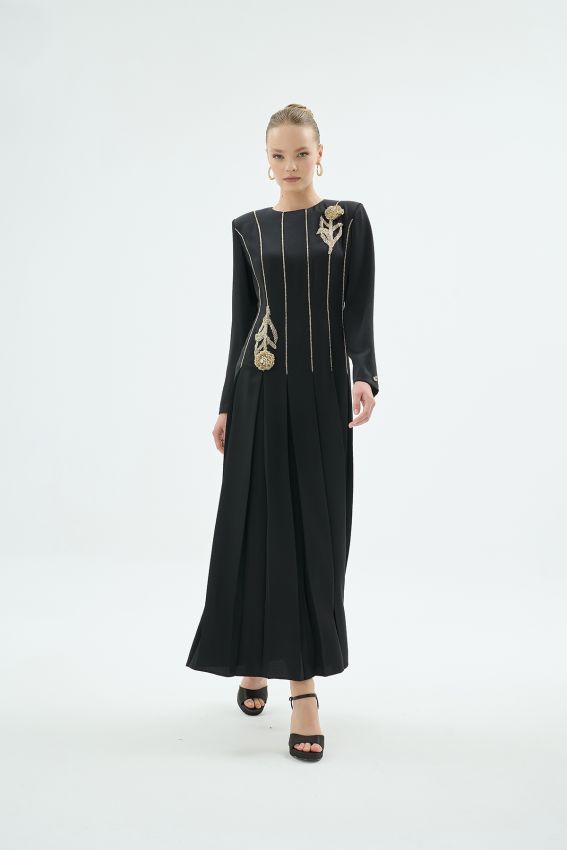 Senna - MIA ABİYE ELBİSE SİYAH