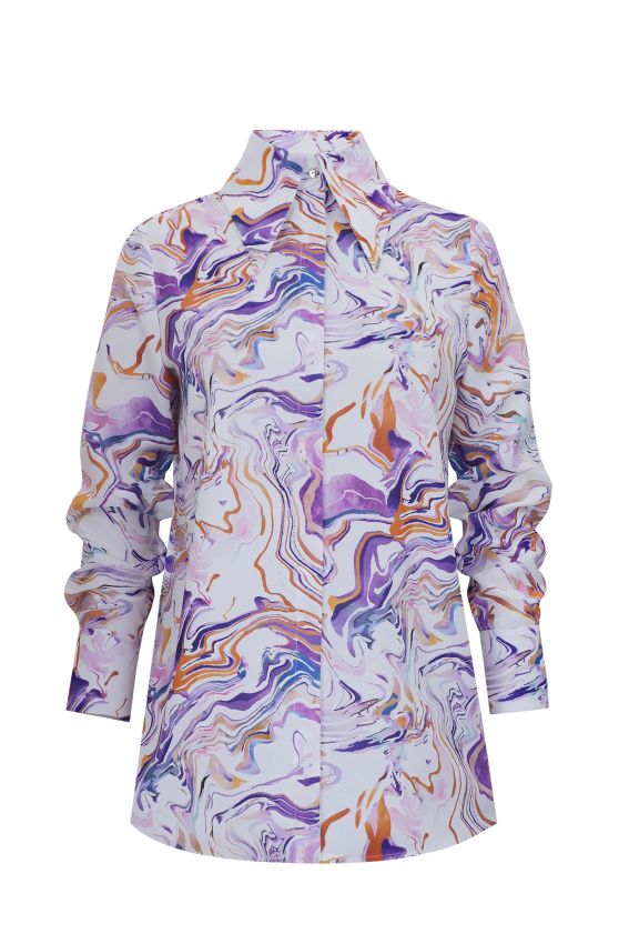 Senna - MILKY SHIRT LİLA