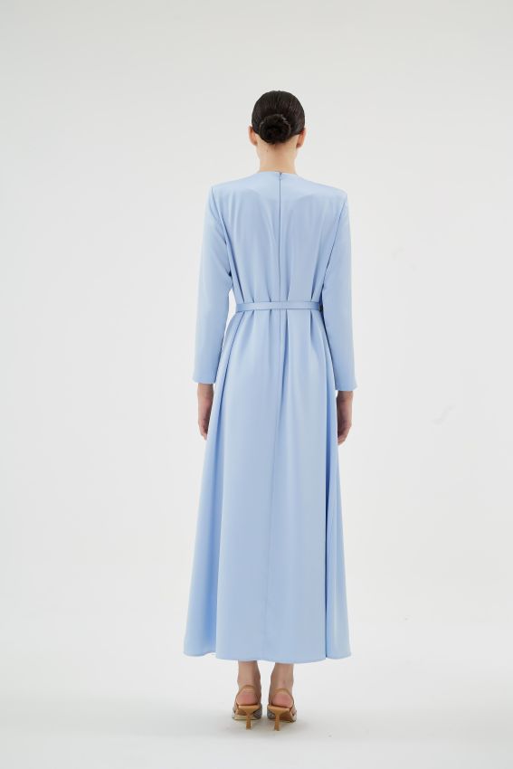 MİNZE MAVİ ELBİSE