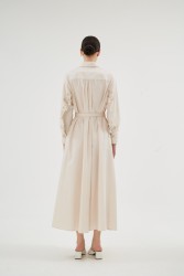 MISTY ROSE BEJ ELBİSE - Thumbnail