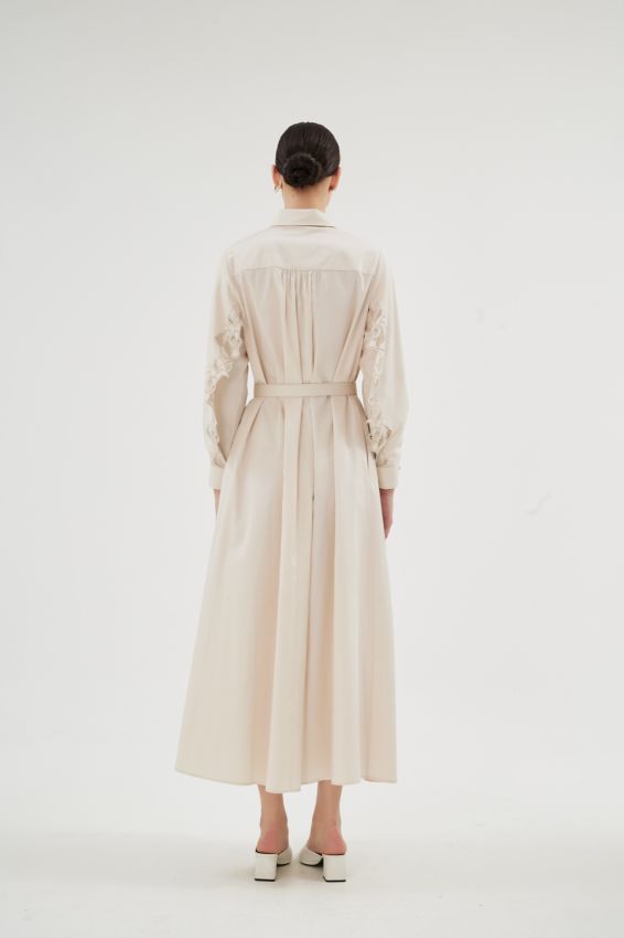 MISTY ROSE BEJ ELBİSE