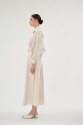 MISTY ROSE BEJ ELBİSE - Thumbnail