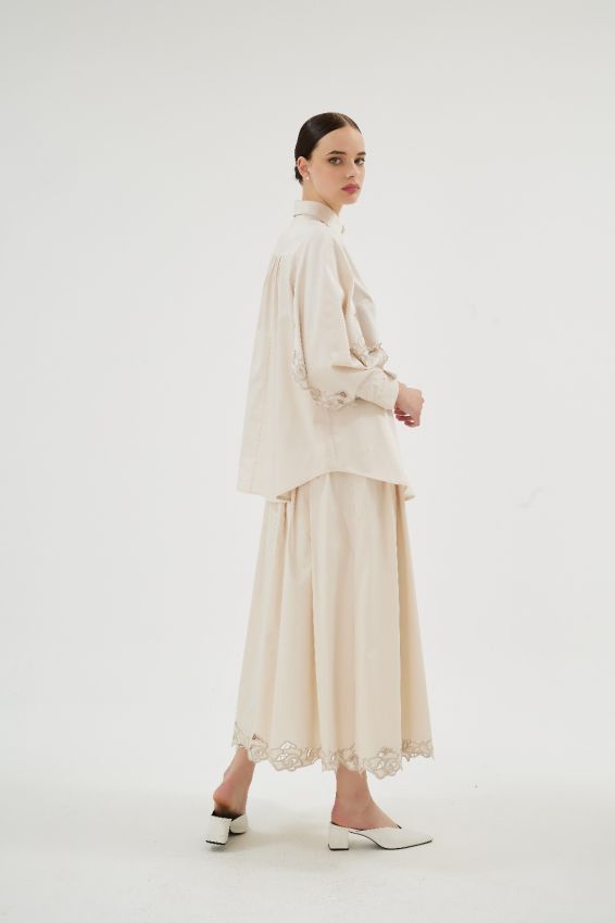 MISTY ROSE BEJ GÖMLEK