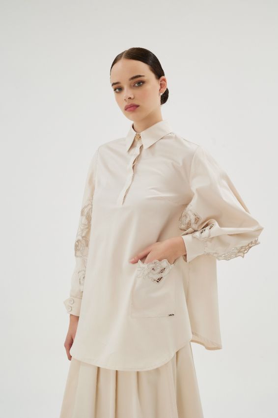  - MISTY ROSE BEJ GÖMLEK (1)