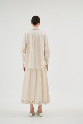 MISTY ROSE BEJ GÖMLEK - Thumbnail