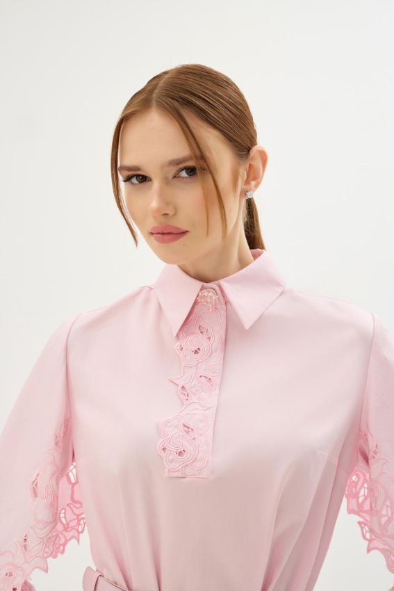 MISTY ROSE PUDRA ELBİSE