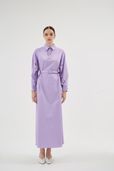 MISTY ROSE LİLA ELBİSE - Thumbnail