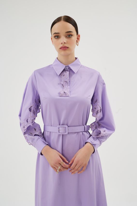  - MISTY ROSE LİLA ELBİSE (1)