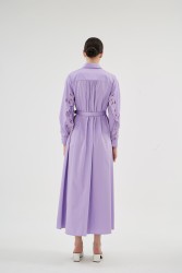 MISTY ROSE LİLA ELBİSE - Thumbnail
