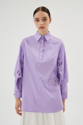 MISTY ROSE LİLA GÖMLEK - Thumbnail