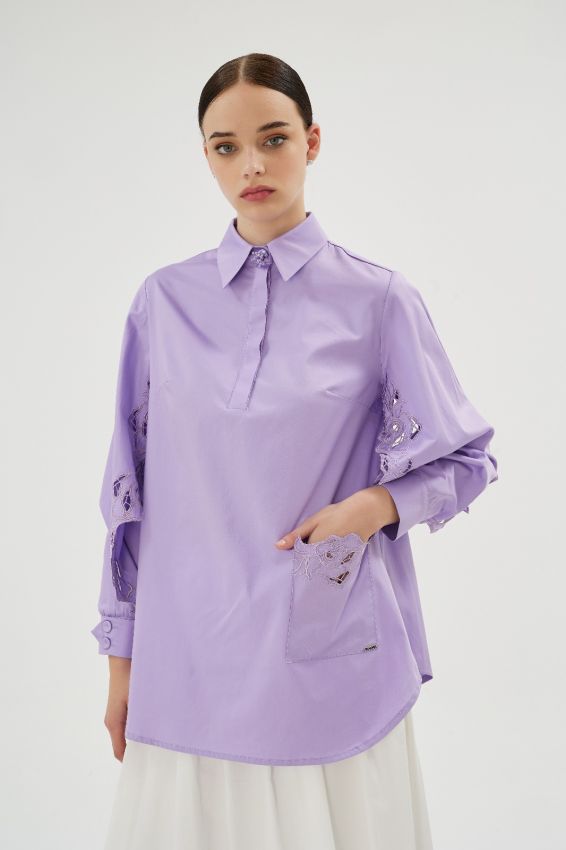  - MISTY ROSE LİLA GÖMLEK (1)