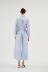 MISTY ROSE MAVİ ELBİSE - Thumbnail