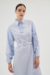 MISTY ROSE MAVİ ELBİSE - Thumbnail