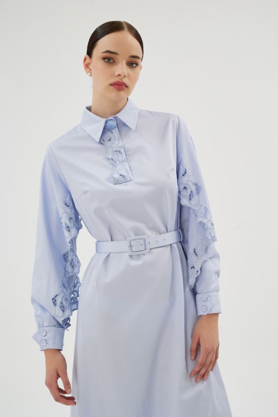 MISTY ROSE MAVİ ELBİSE