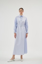 MISTY ROSE MAVİ ELBİSE - Thumbnail