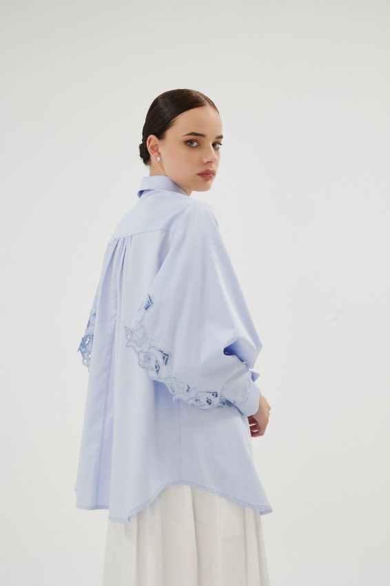 MISTY ROSE MAVİ GÖMLEK