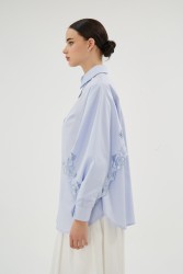 MISTY ROSE MAVİ GÖMLEK - Thumbnail