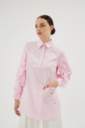 MISTY ROSE PUDRA GÖMLEK - Thumbnail