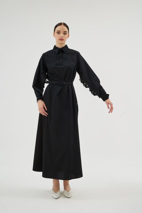  - MISTY ROSE SİYAH ELBİSE (1)