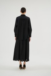 MISTY ROSE SİYAH GÖMLEK - Thumbnail