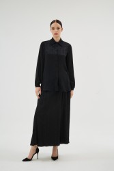 MIYUKI SİYAH GÖMLEK - Thumbnail