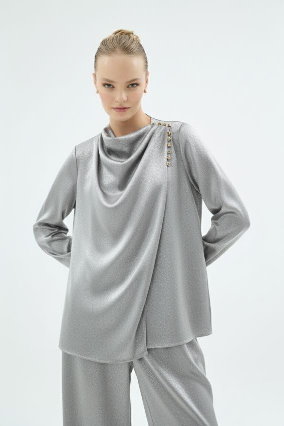 Senna - NATALI BLUZ GÜMÜŞ