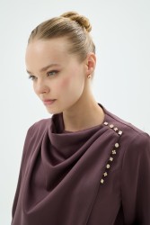 NATALI BLUZ KAHVE - Thumbnail