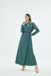 NATALI ELBİSE ZÜMRÜT - Thumbnail