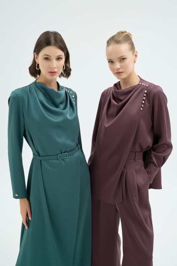 NATALI ELBİSE ZÜMRÜT