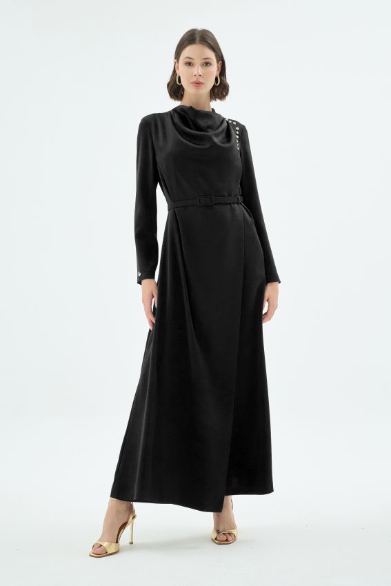 Senna - NATALI ELBİSE SİYAH