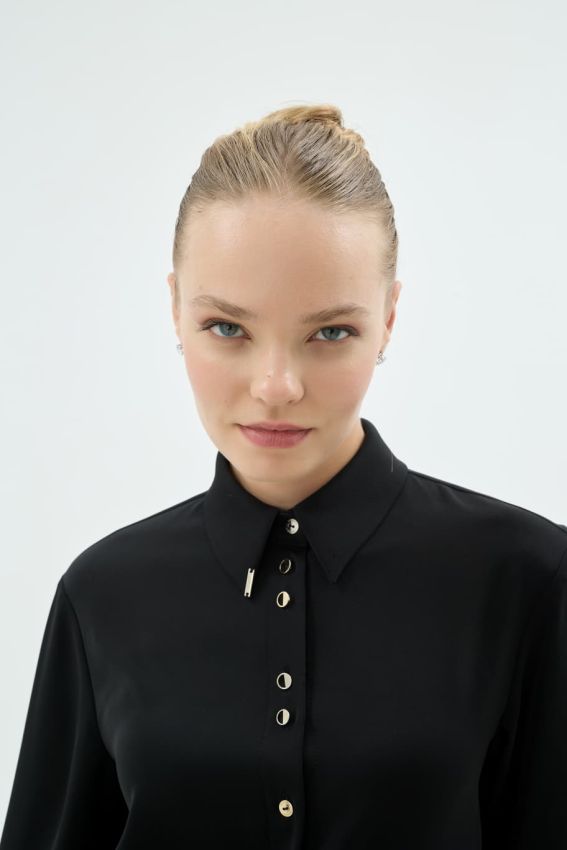 Senna - NIKI GÖMLEK SİYAH (1)