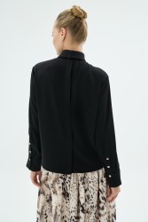 NIKI GÖMLEK SİYAH - Thumbnail