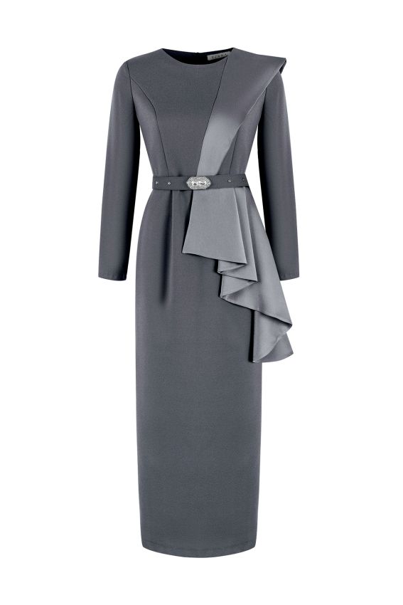 Senna - OLIVER ELBİSE FÜME