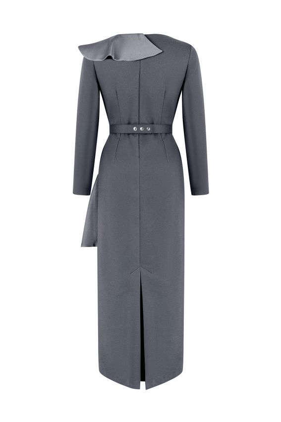 Senna - OLIVER ELBİSE FÜME (1)